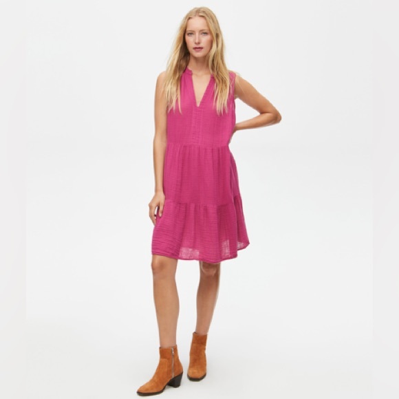 MICHAEL STARS NWOT DAISY GAUZE DRESS - Picture 1 of 8